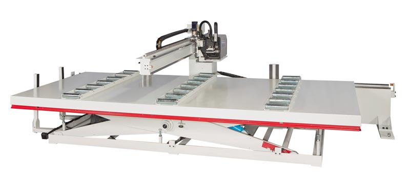 Automatic pre-labeling system with lift table - WOODWISE TECHNOLOGY CO., LTD.