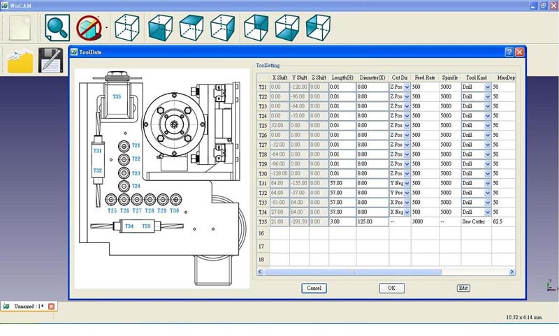 The tool library makes it easy to get started with the embeded CAD / CAM - WOODWISE TECHNOLOGY CO., LTD.