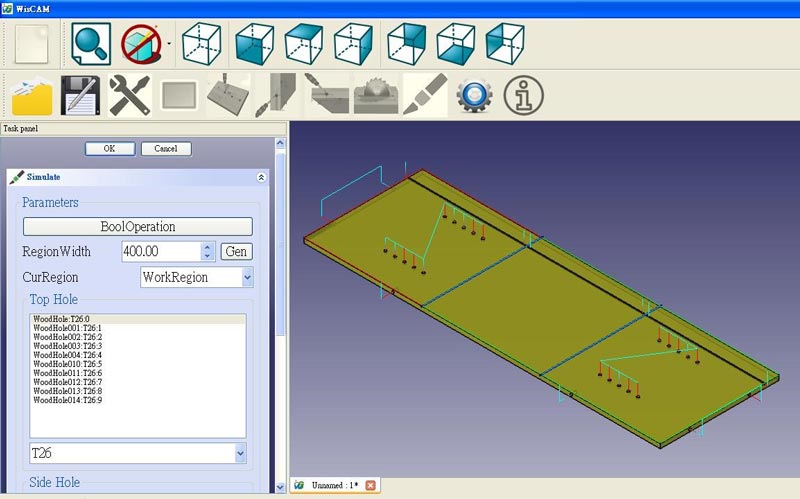 Machining simulation for eliminating errors appearing during processing - WOODWISE TECHNOLOGY CO., LTD.
